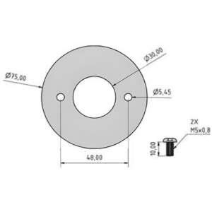 embellecedor para pulsador temporizado medidas