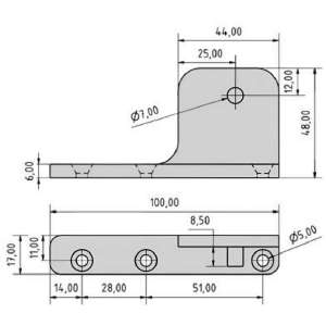 fijacion de rotacion medidas