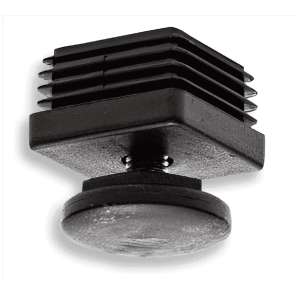 pata regulable en plastico para tubo cuadrado de 40 x 40 imagen producto